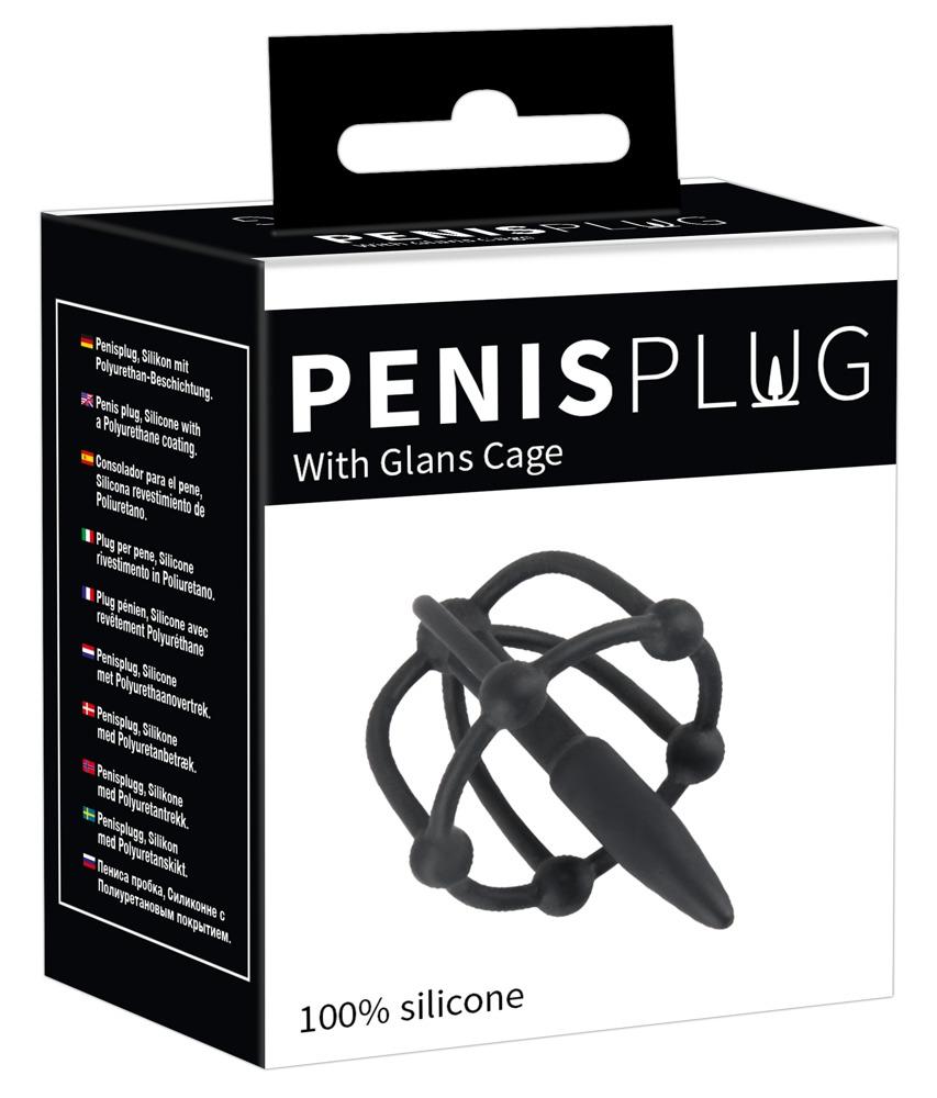 Penis Plug With Glans Cage - Just for you desires