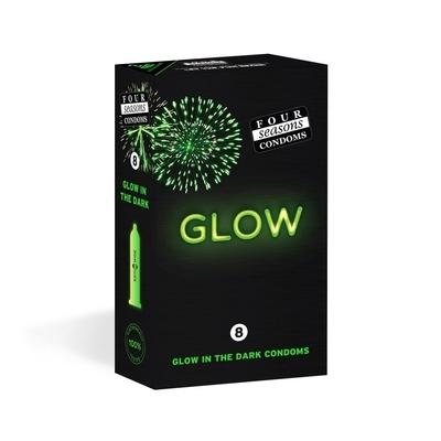 Four Seasons Glow N Dark Condoms 8 Pack - Just for you desires