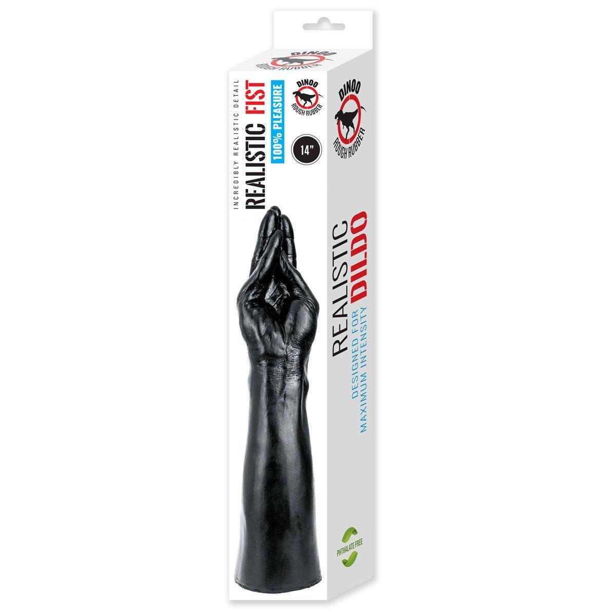 Dinoo King Size Realistic Arm Dildo Black - Just for you desires