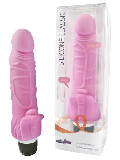 126644 - Silicone Classic Clit Stimulator Vibrating Penis - Just for you desires