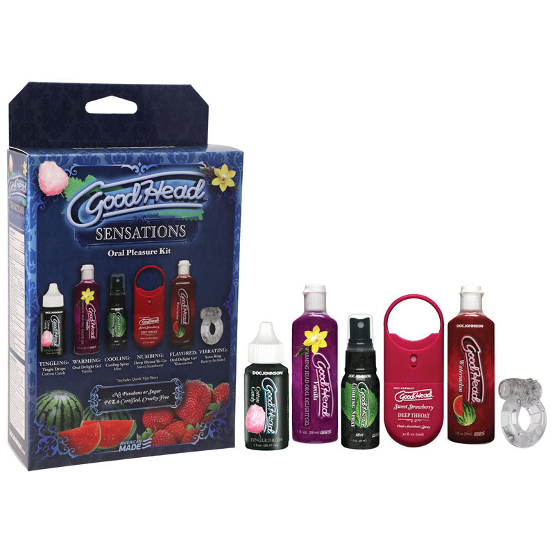 GoodHead Sensations Kit - 6 Piece Lotion Set - Just for you desires