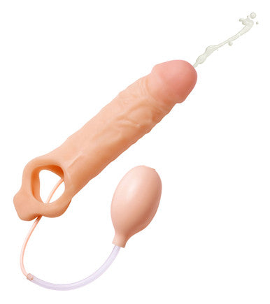 137165 - Realistic Ejaculating Penis Enlargement Sheath- Packaged - Just for you desires