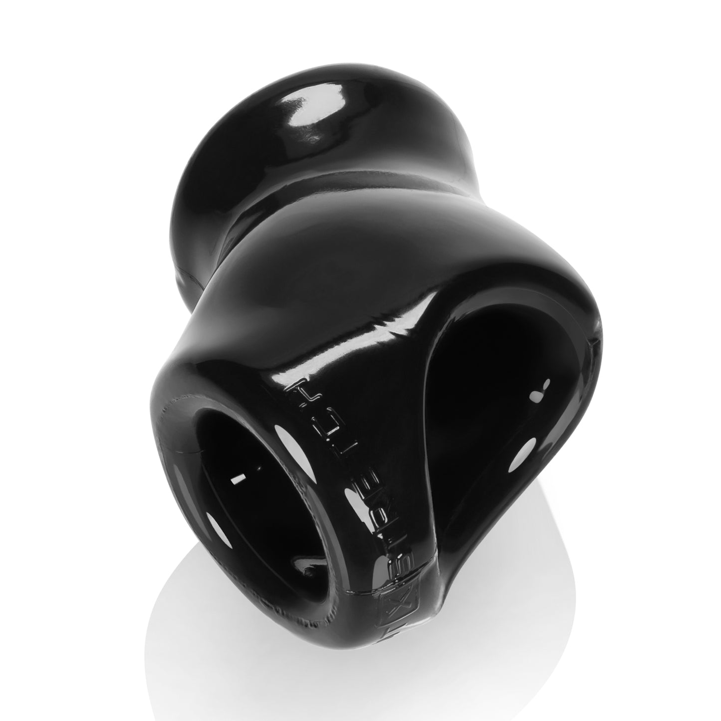 Oxballs Unit X Stretch Sporty Sleek Cocksling W/ Extended Ballstretcher Base Black - Just for you desires