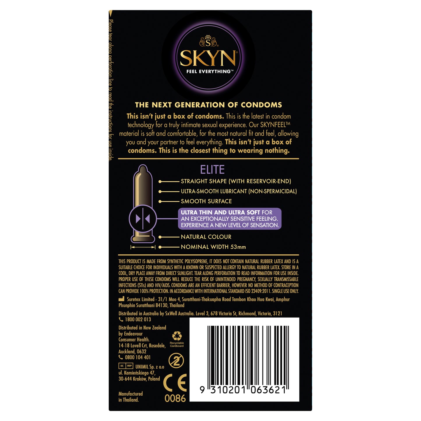 SKYN Elite Condoms 6 - Just for you desires