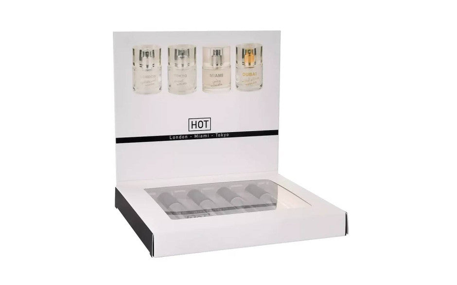 Hot Pheromone Perfume Tester Box Lmtd Women 4x5ml - Just for you desires