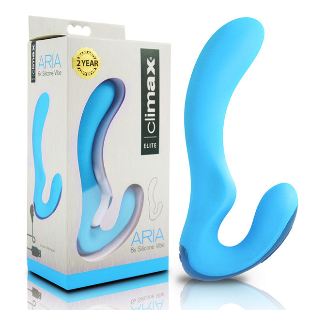 167754 - Climax Elite Aria Rechargeable 6x Silicone Wand - Just for you desires