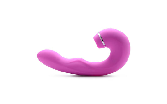 Shegasm 5 Star 10X Tapping G-Spot Vibe w Suction Pink - Just for you desires