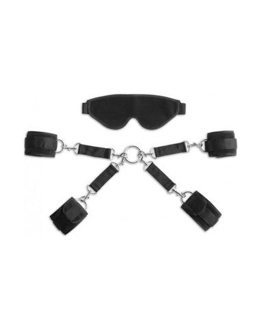 187996 - Bond Deluxe Cuff And Blindfold Kit - Just for you desires