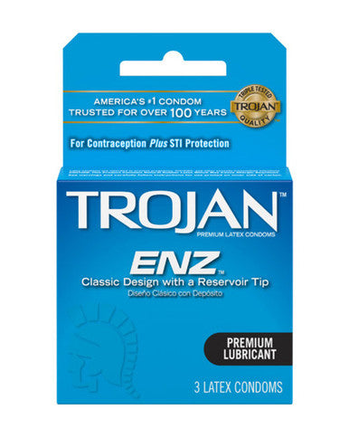 195951 - Trojan Enz Lubricated 3Pk - Just for you desires