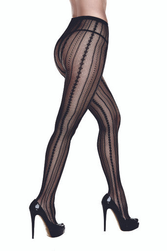 201812 - Symmetrical Jacquard Pantyhose - Just for you desires