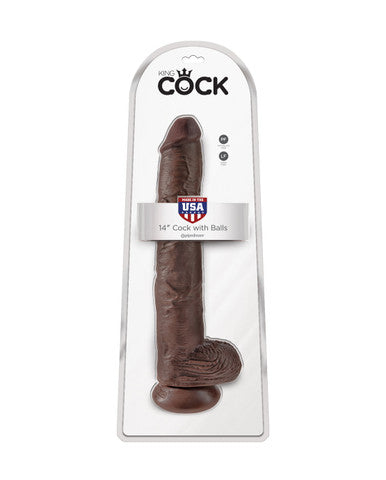 207061 - King Cock 14 Inch Suction Cup Dildo - Just for you desires