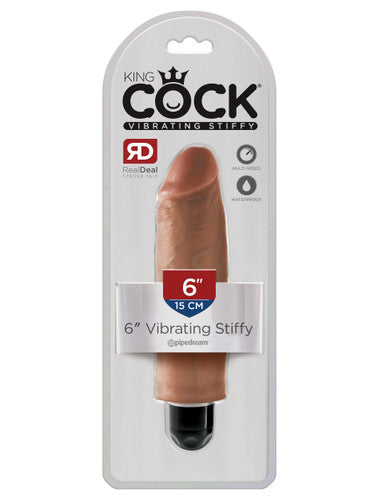 215703 - King Cock 6 Inch Vibrating StiFetish Fantasyy - Just for you desires