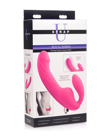 215901 - Royal Rider Vibrating Strapless Dildo - Just for you desires