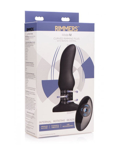 215909 - Rimmers Model M Curved Rimming Plug - Just for you desires