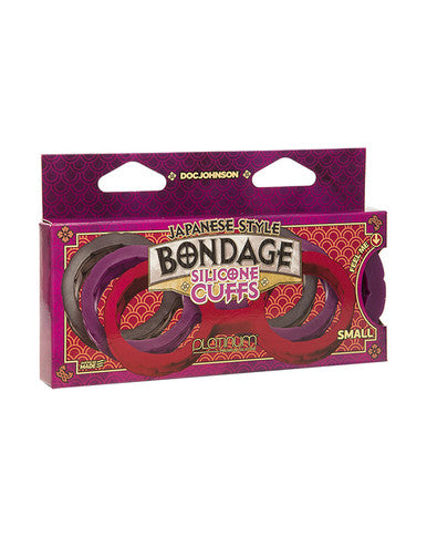 216823 - Japanese Style Bondage Silicone Cuffs - Small - Just for you desires