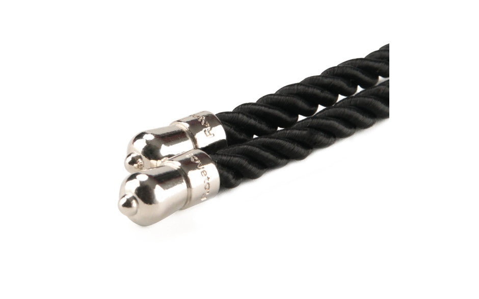 Rebellion Reign Ebony 10m Silky Bondage Rope Black