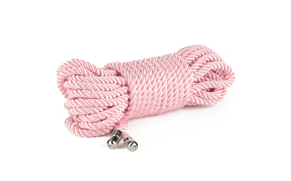 Rebellion Reign Rose 10m Silky Bondage Rope Pink - Just for you desires