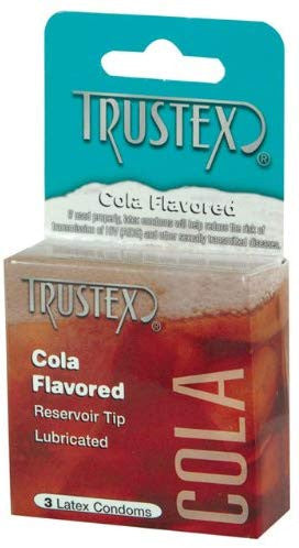 217583 - Trustex Cola Flavoured Condoms 3 Pack - Just for you desires