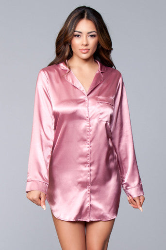 218541 - Kimberly Satin Sleepshirt - Just for you desires