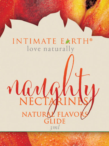219344 - Intimate Earth Natural Flavours Glide Foil - Naughty Nectarine - Just for you desires