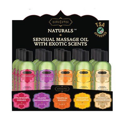 226460 - Naturals Massage Oil Prepack - 15 Set - 60Ml - Just for you desires