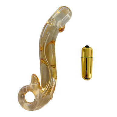 230415 - Lucent Nessa Vibrating Glass Massager - 7 Inch - Just for you desires