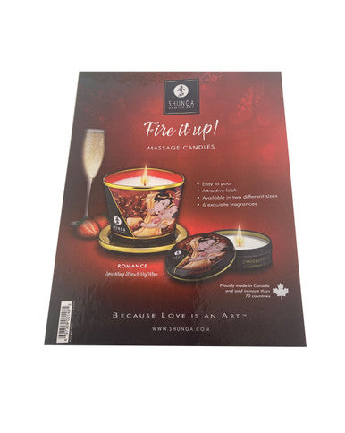 232936 - Shunga Candle Display Card - Just for you desires