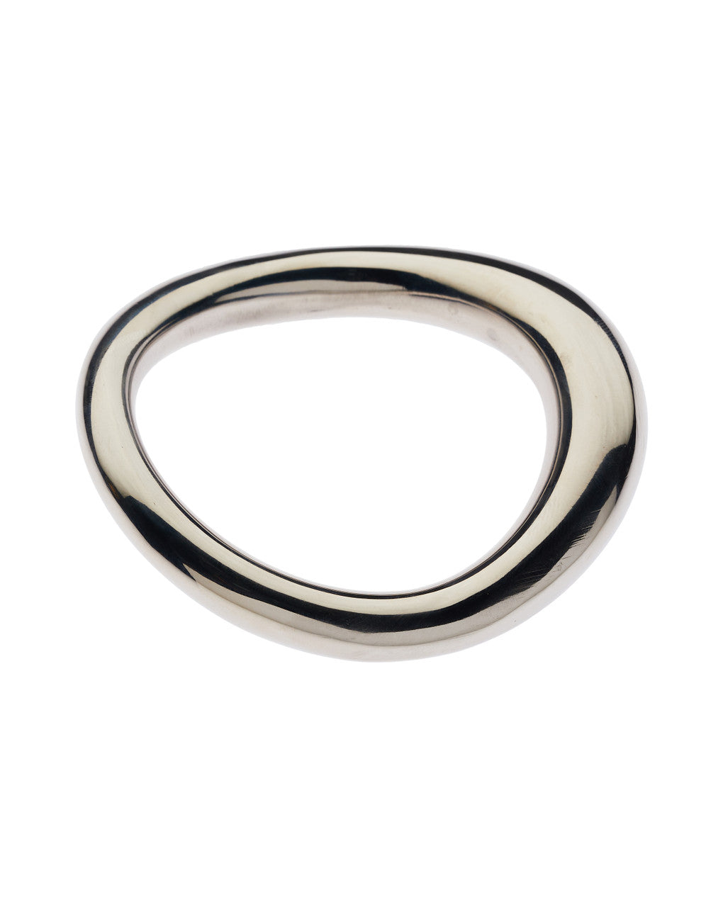 242537 - Kinki Range Stainless Steel Bent Cock Ring - 52.5Mm - Just for you desires