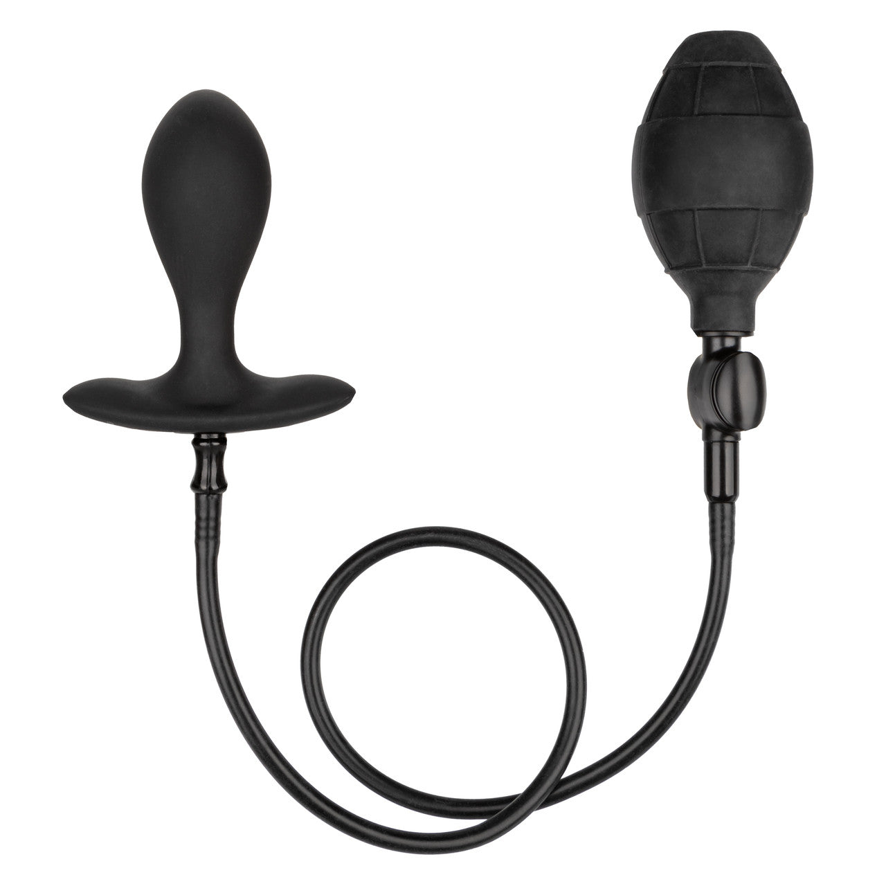 243870 - Weighted Silicone Inflatable Plug - 3 Inch - Just for you desires