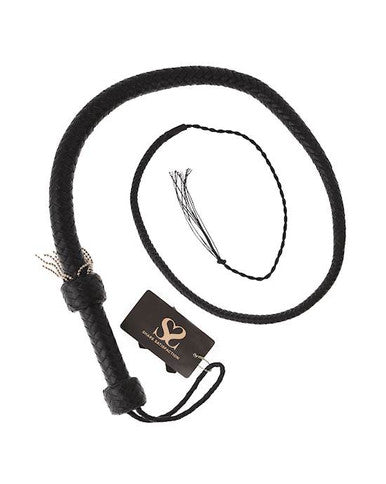 245134 - Bound X Leather Tassel Whip with Silver Balls - Just for you desires
