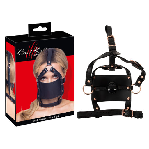 Bad Kitty Head Harness With Gag - Just for you desires
