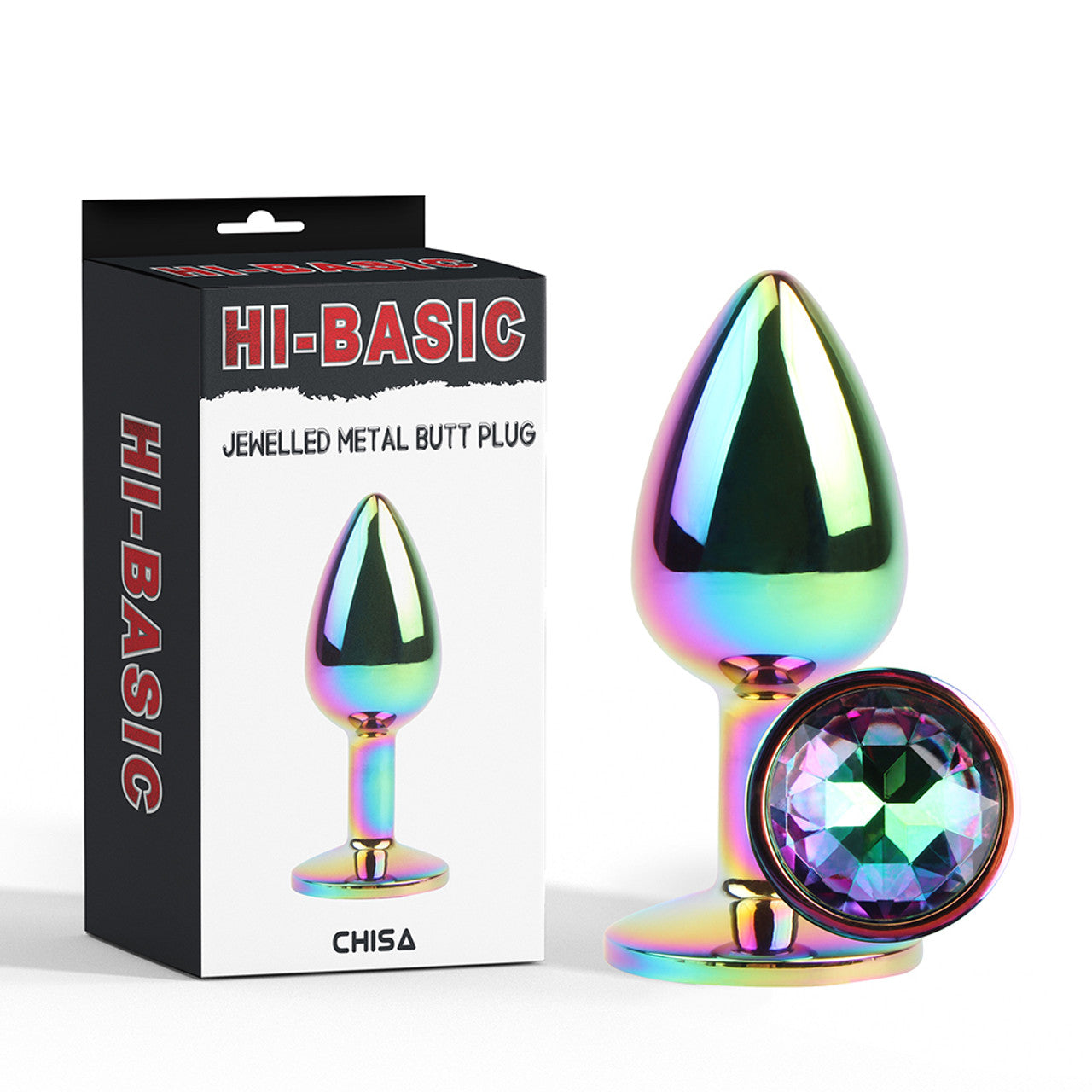 261464 - Jewelled Metel Butt Plug - 2.8 Inch - Just for you desires
