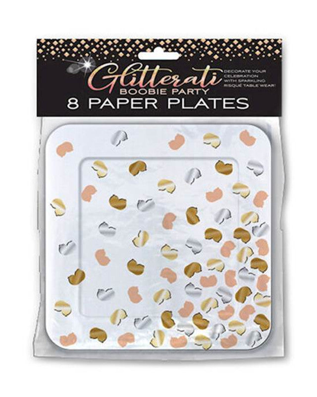 271258 - Glitterati Boobie Party Plates - Just for you desires