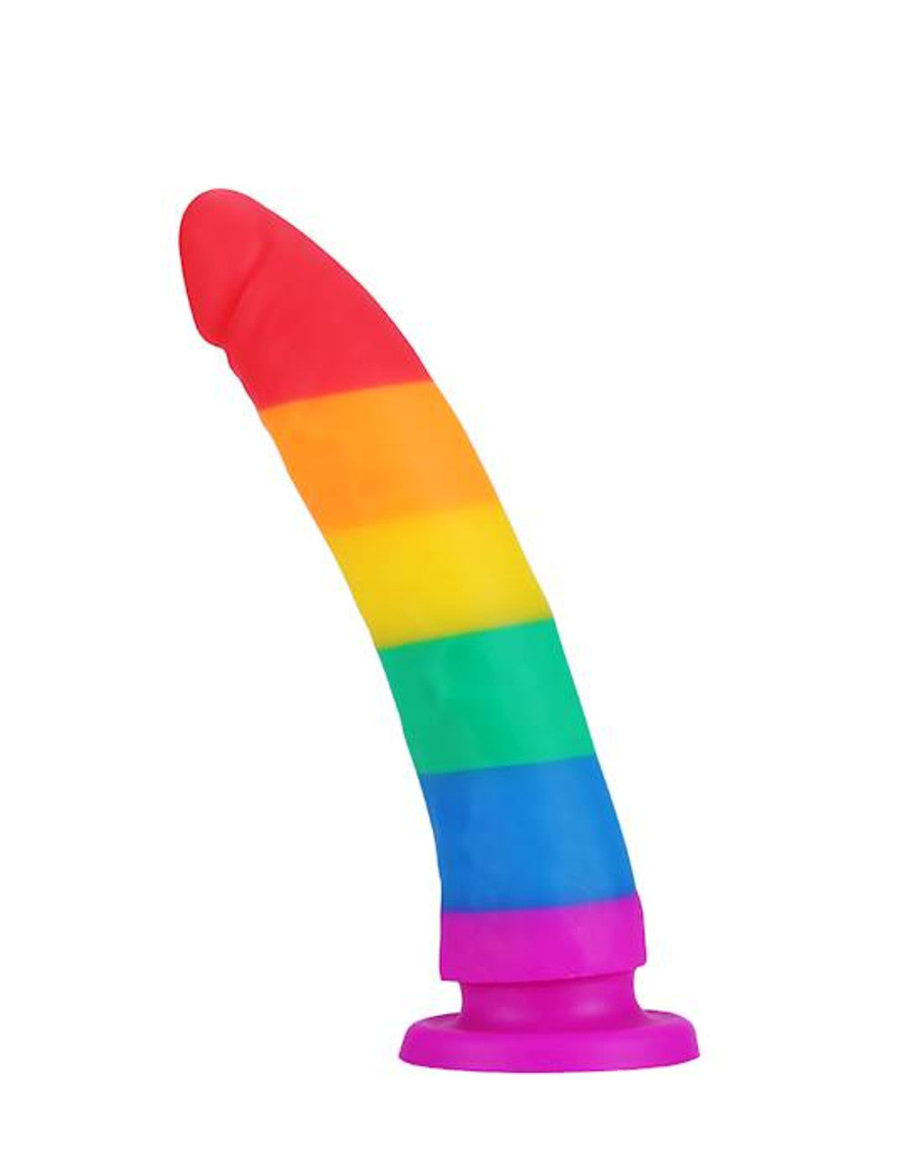272484 - Nood Colours - Rainbow Dildo - Foil Bag - Just for you desires