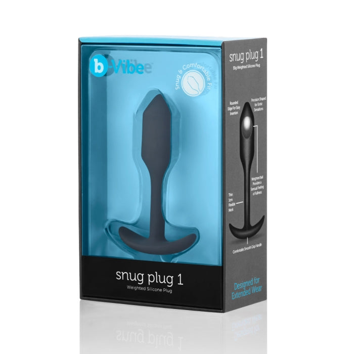 B Vibe Snug Plug 1 Black - Just for you desires