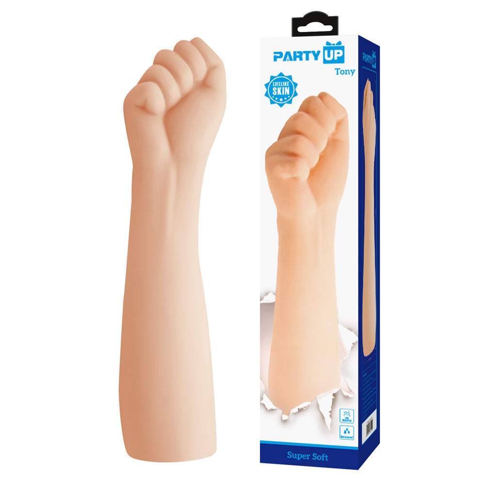 Party Up TONY Fist - Flesh 36 cm Fist Dildo - Just for you desires
