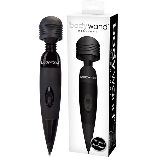 Bodywand Midnight - Black Mains Powered Massage Wand - Just for you desires