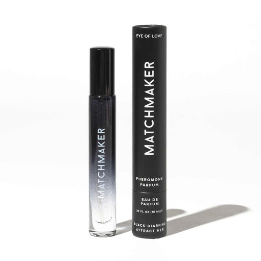 Eye of Love Matchmaker Black Diamond - 10 ml - Pheromone Cologne for Men to attract Women - 10 ml Spray - Just for you desires