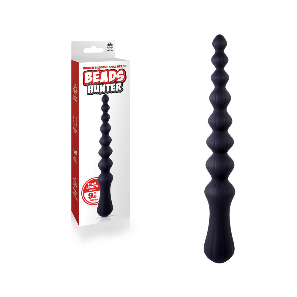 Beads Hunter - Black - Black 24.1 cm Anal Beads - Just for you desires