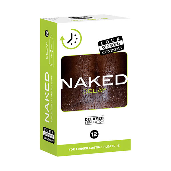 Four Seasons Naked Delay - Ultra Thin Condoms - 12 Pack - Just for you desires