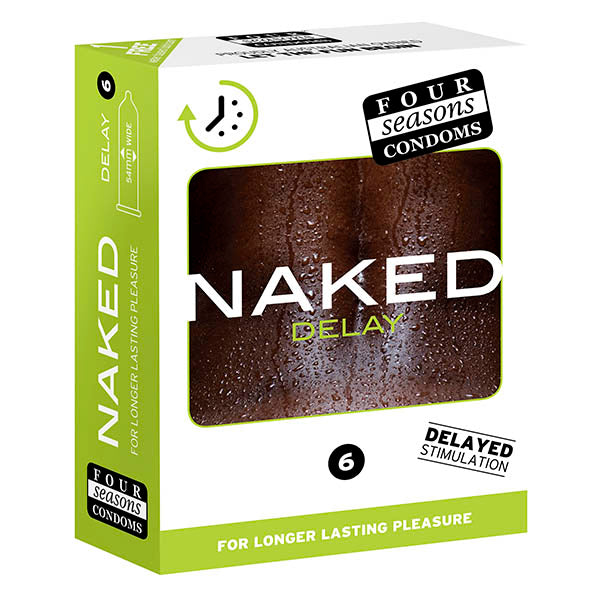 Four Seasons Naked Delay - Ultra Thin Condoms - 6 Pack - Just for you desires