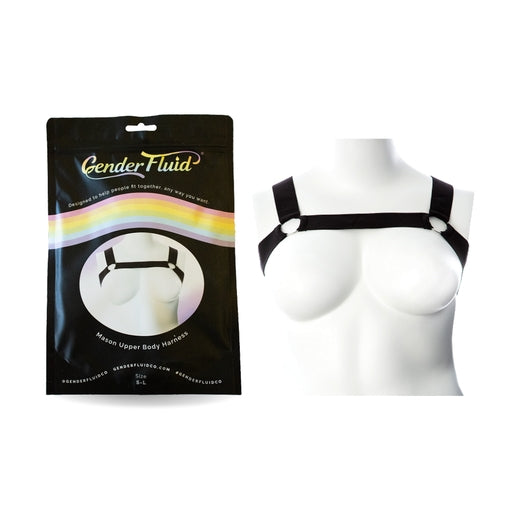 Gender Fluid Mason Harness S L Black - Just for you desires