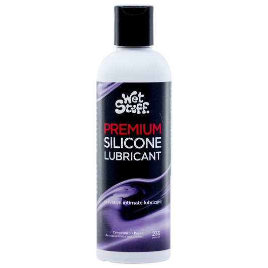 Wet Stuff Premium - 235g Disk Top - Silicone Lubricant - 235 gram Bottle - Just for you desires