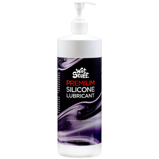 Wet Stuff Premium - 990g Pump Top - Silicone Lubricant - 990 gram Bottle - Just for you desires