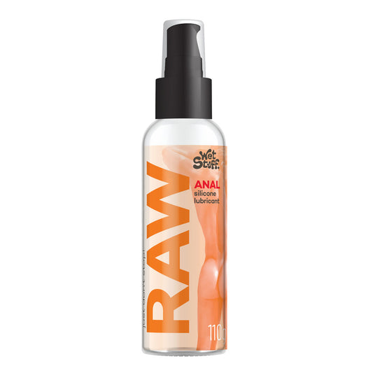 Wet Stuff Raw - 110g Pump - Anal Silicone Lubricant - 110 gram Pump Bottle - Just for you desires
