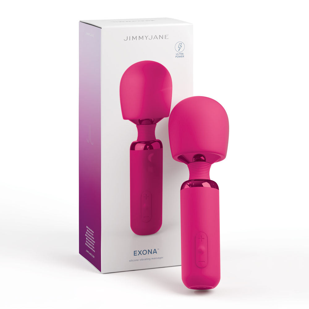 JimmyJane Exona - Pink 18.3 cm USB Rechargeable Massage Wand - Just for you desires