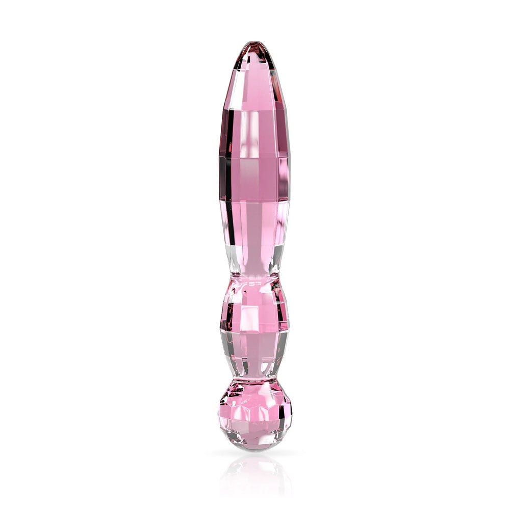 JimmyJane Dillenia Cissus - Clear Pink Glass 19.5 cm Dildo - Just for you desires