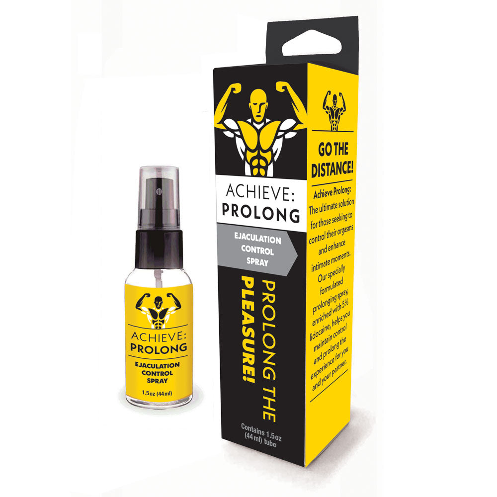 Achieve: Prolong - Ejaculation Control Spray for Men - 29 ml Spray - Just for you desires