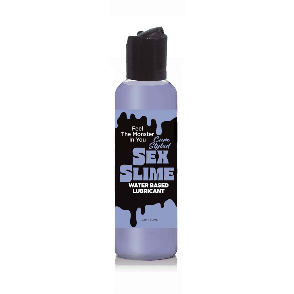Sex Slime Cum Style Creature Lube - Purple 60 ml - Purple Cum Style Water Based Lubricant - 60 ml Bottle - Just for you desires