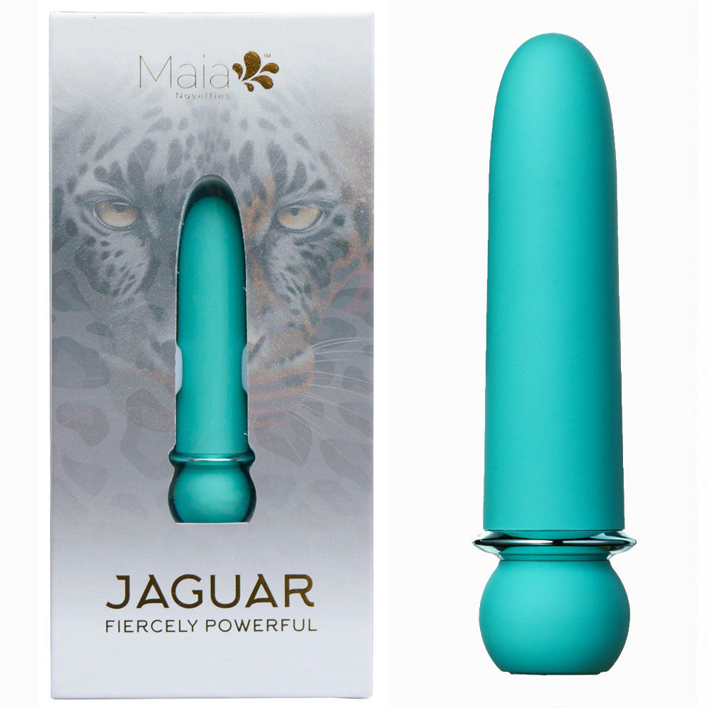 Maia JAGUAR - Blue - Blue 10.1 cm USB Rechargeable Bullet - Just for you desires